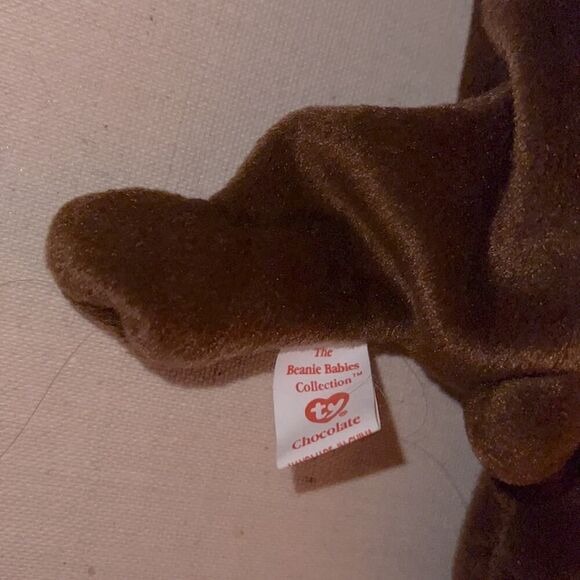 Vintage 1991 Ty Beanie Babies Chocolate the reindeer - Picture 3 of 5